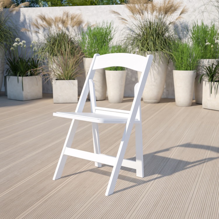 White Resin Garden Chairs